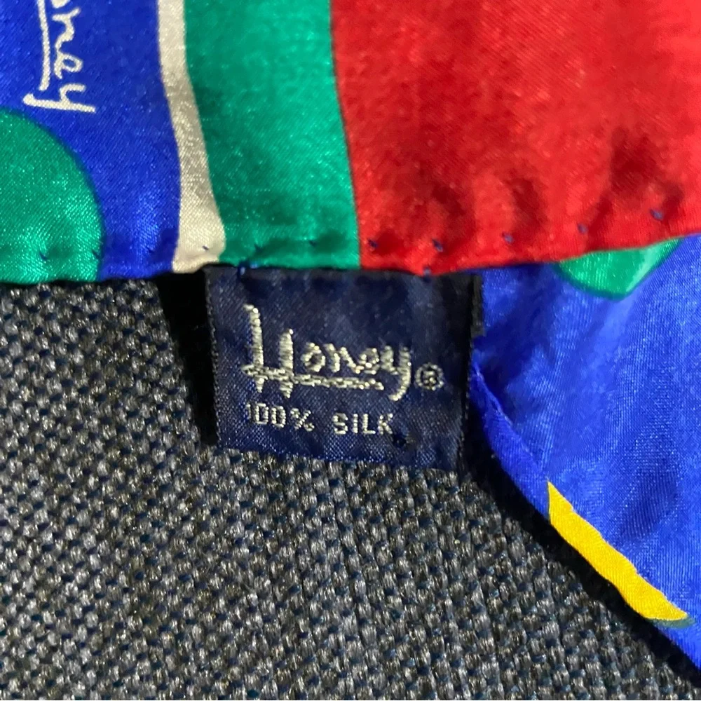 Like New Vintage Honey Silk Scarf